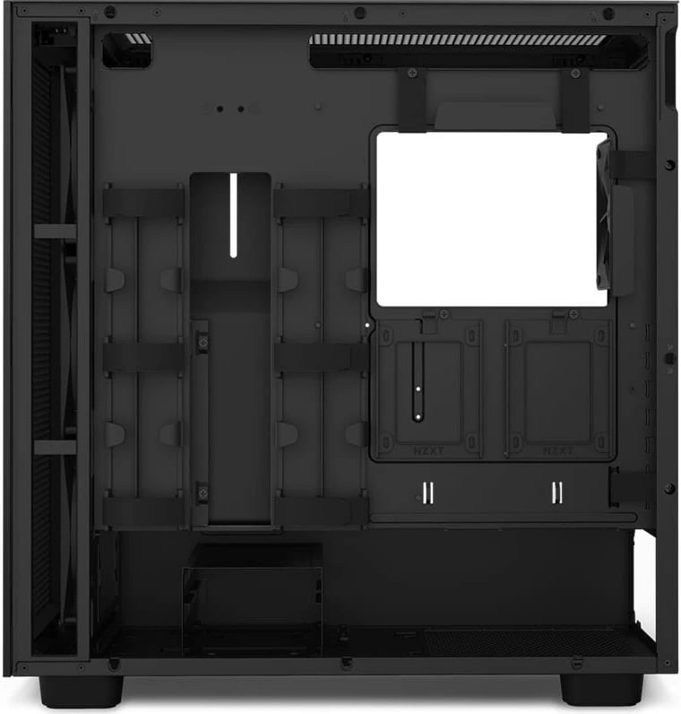 Kasë kompjuteri NZXT H7 Flow RGB Black Midi ATX (CM-H71FB-R1) - e zezë