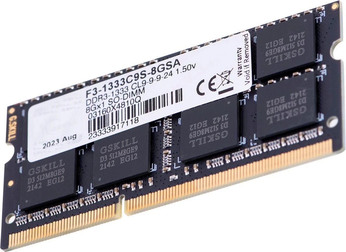 RAM Memorje G.SKILL 8GB DDR3, 1333 MHz