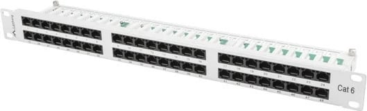 Patch panel Lanberg PPU6-1048-S, 1U, Cat 6