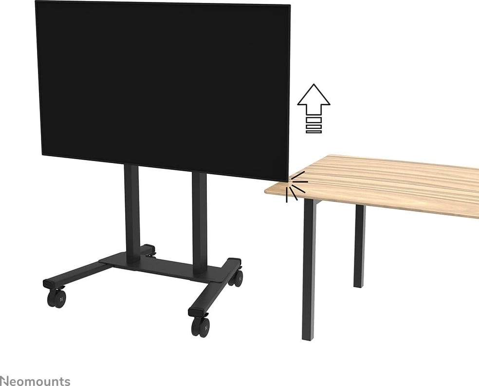 Stendë dyshemeje motorike Neomounts FL55-875BL1, 100", 110 kg, e zezë