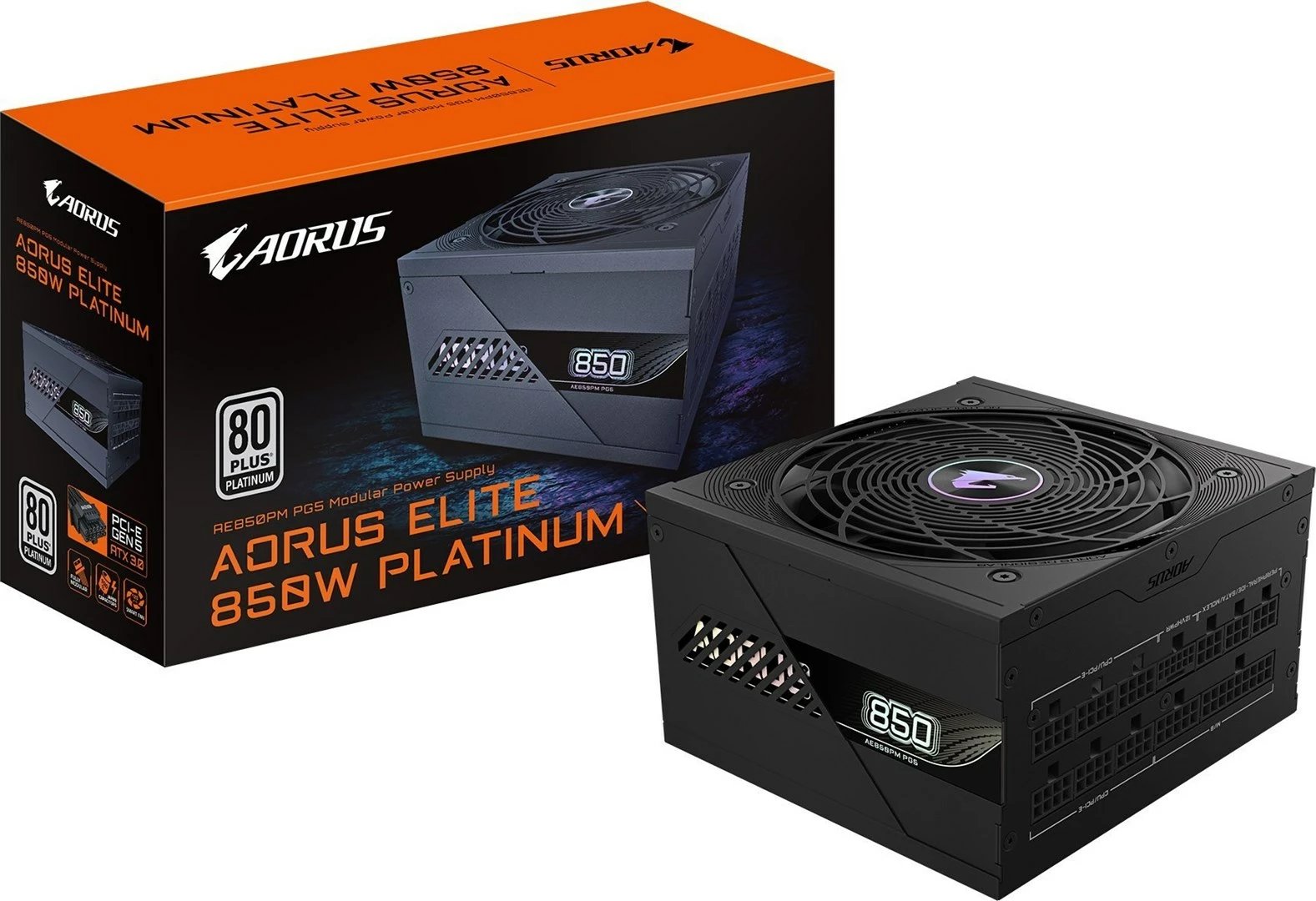 Furnizues energjie Gigabyte Aorus Elite Platinum ATX 3.1, 850W, i zi