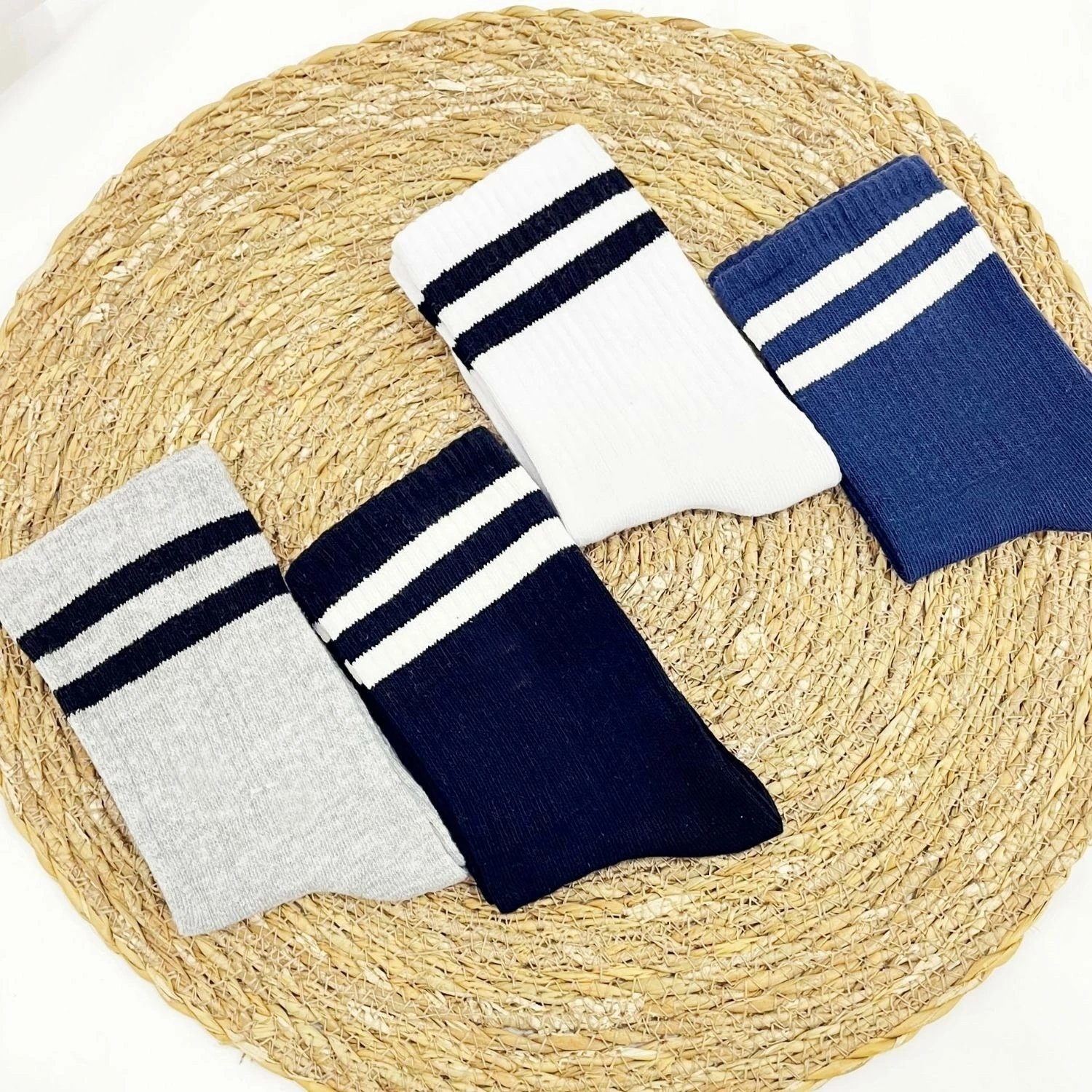 Çorape për djem Kral Socks, të zeza, set 4 copë