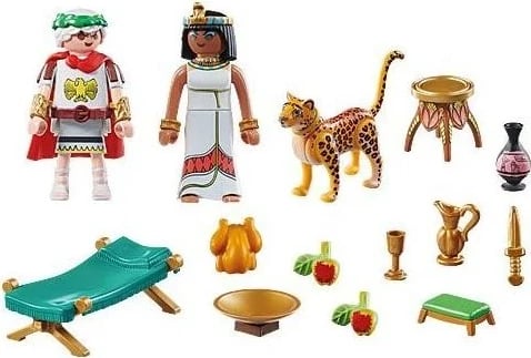 Blloqe ndërtimi Playmobil Asterix 71270, Cesarz i Kleopatra