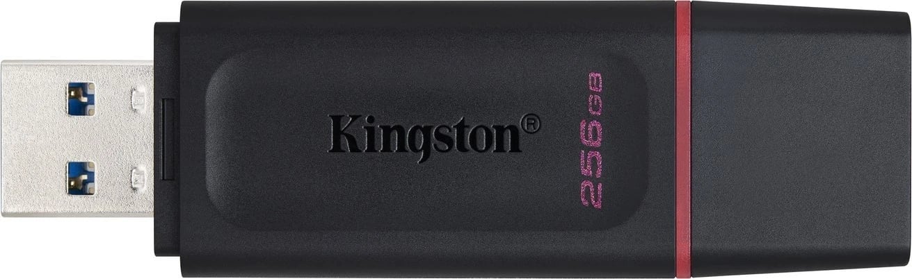 Flash memorie USB Kingston, 256 GB, Gen 1, e zezë