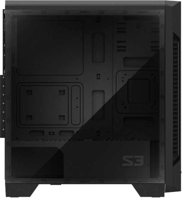 Kasë e kompjuterit Zalman S3, ATX Mid, 120mm, i zi 