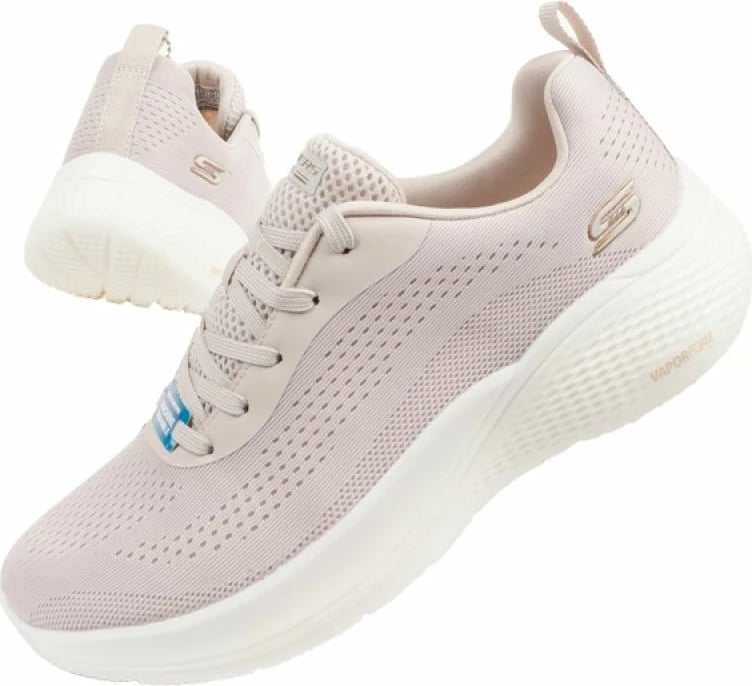 Atlete për femra Skechers, krem