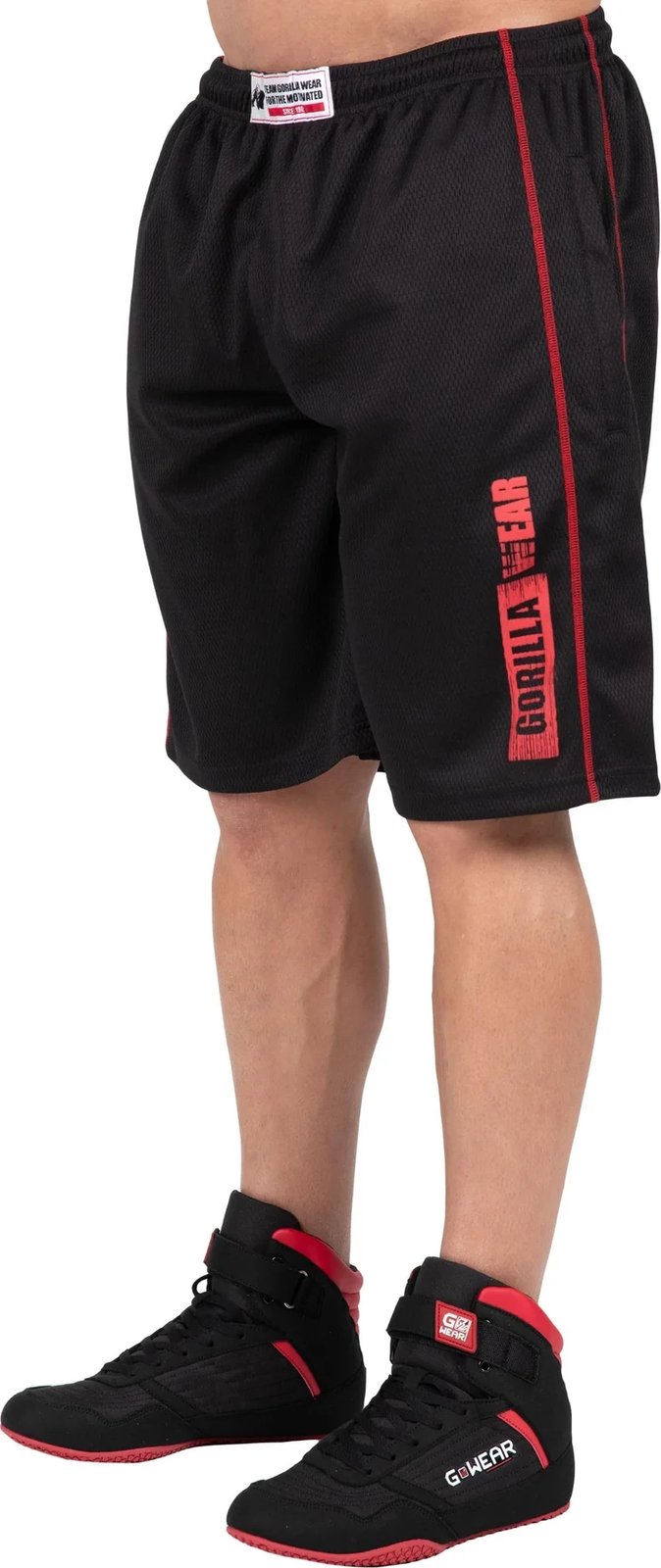 Wallace Mesh Shorts - Black/Red