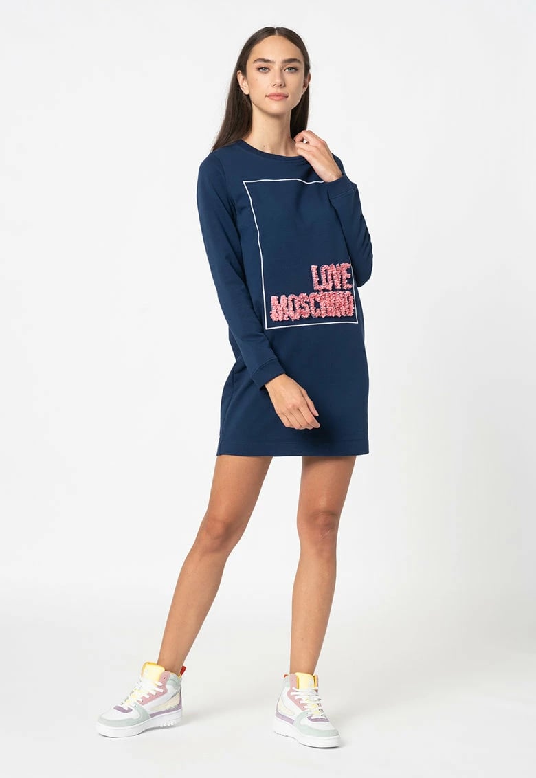 Fustan për femra Love Moschino, i kaltër