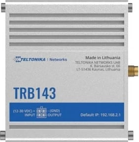 Gateway industrial Teltonika TRB143, IP30, SMA, Steel