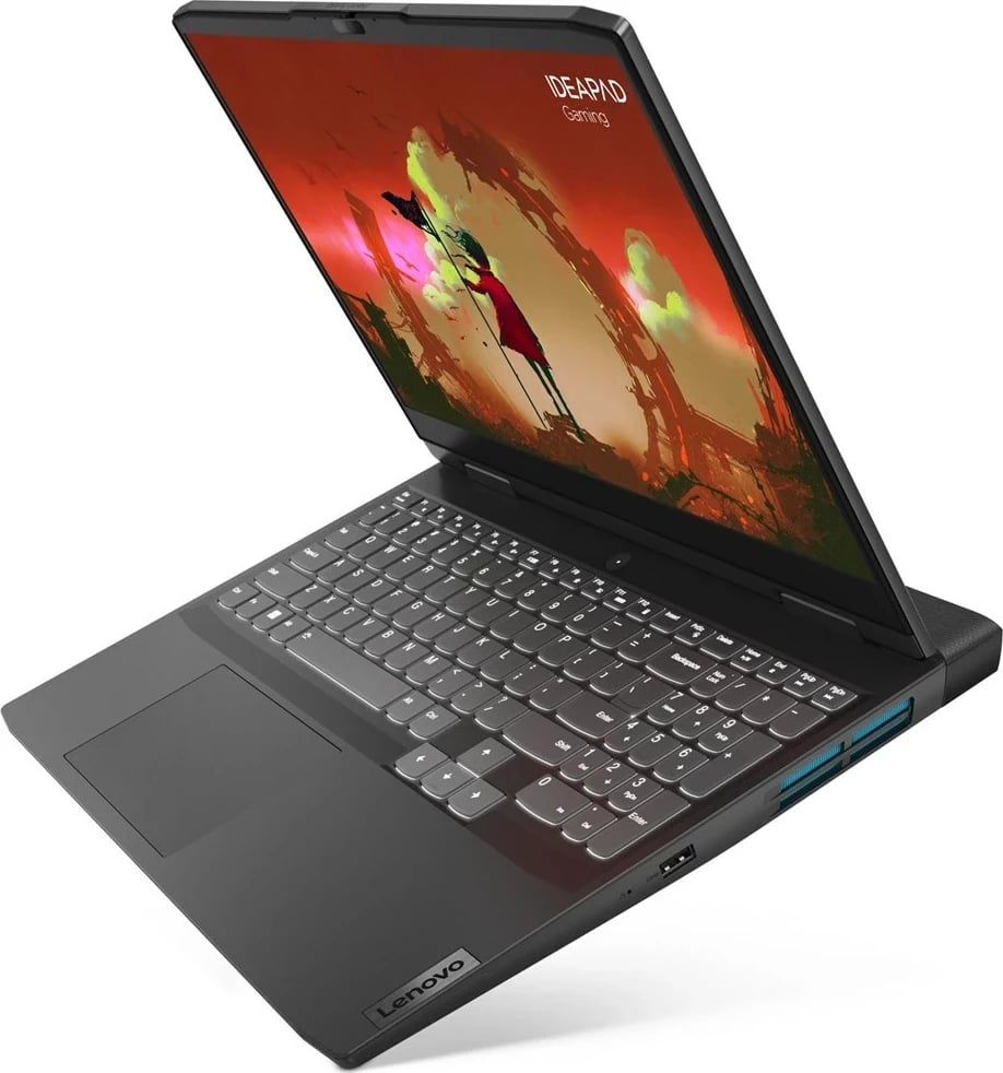 Laptop Lenovo IdeaPad Gaming 3 15ARH7, 15.6", AMD Ryzen 5, 16GB RAM, 512GB SSD, NVIDIA GeForce RTX 3050, i zi