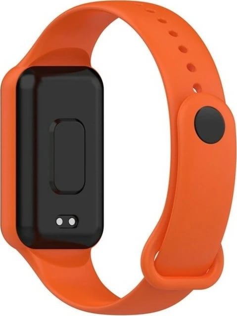 Rrip silikoni Megafox Teknoloji për Xiaomi Redmi Smart Band 2 & Amazfit Band 7, portokalli