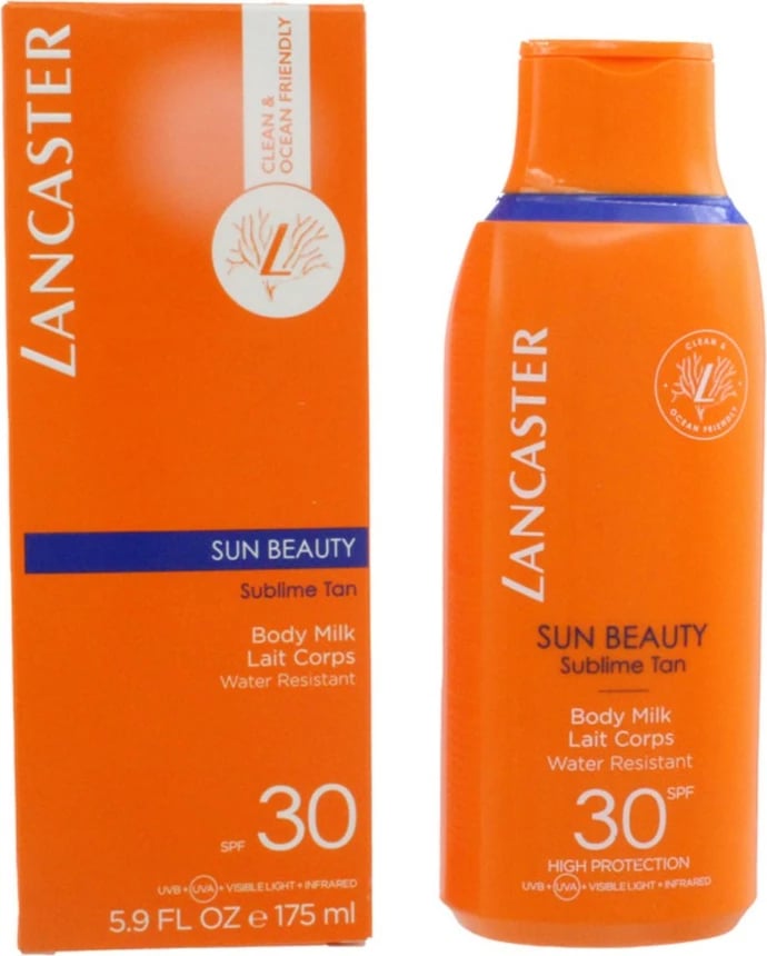 Qumësht trupi mbrojtës ndaj diellit Lancaster Spf 30, 175 ml