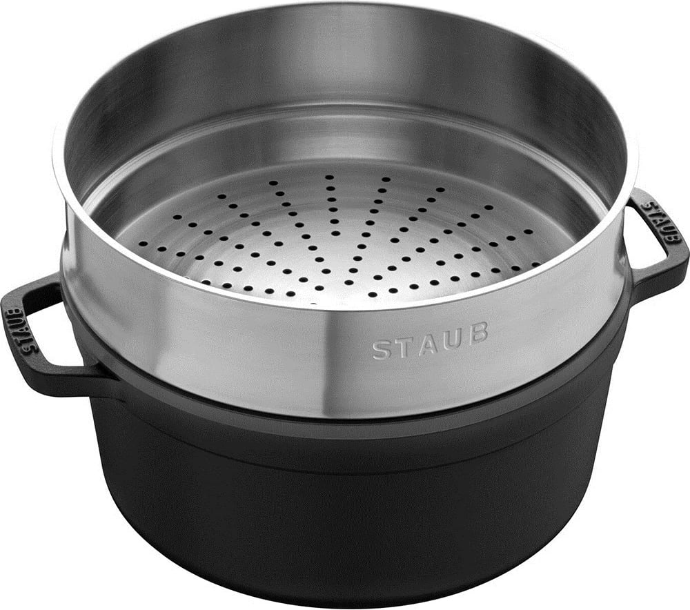 Tenxhere rrethore ZWILLING STAUB 40511-297-0, 5.25 L, e zezë