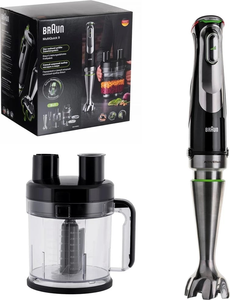 Blender Braun MultiQuick 9 MQ 9195XLI, 1200 W, Inoks, i zi