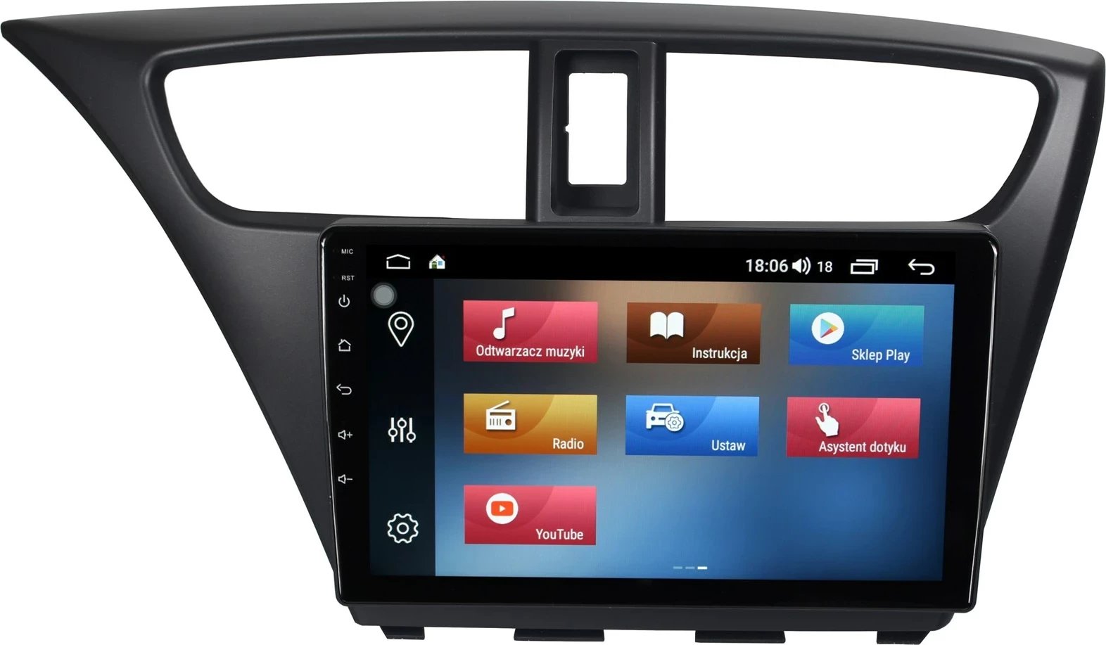 Navigacion GPS Android për Honda Civic IX 2011-17, 8/128 GB