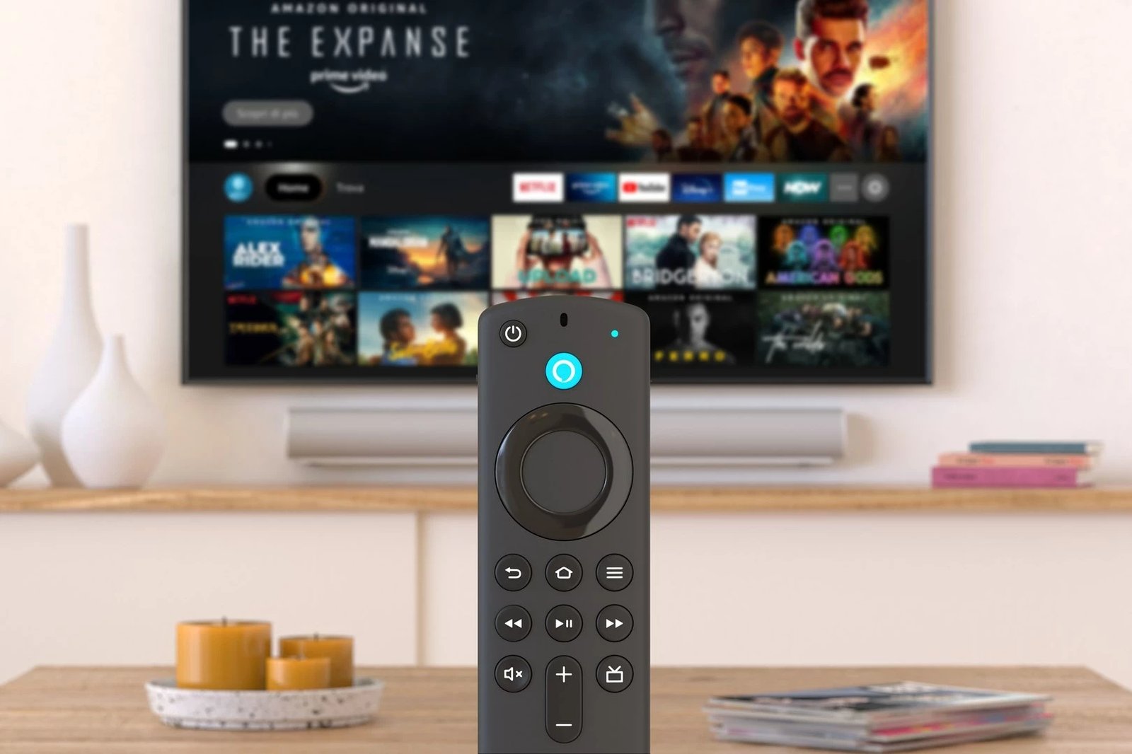 Amazon Fire TV Stick, 2021, 8 GB, E zezë