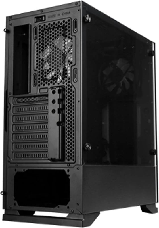 Kasë Zalman S5, e Zezë, ATX Mid Tower me Ventilator RGB dhe Xham i Fortë