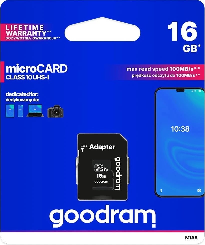 Kartë memorie GoodRAM 16GB për të gjithë