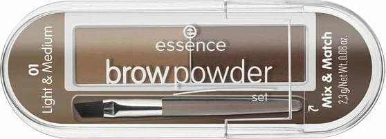 Hije për vetulla Essence, Brow Powder Set 01 light & medium 2,3g