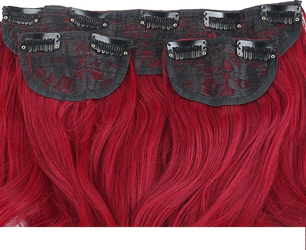 Shtesë flokësh K&A CLZ201 për femra, e kuqe
