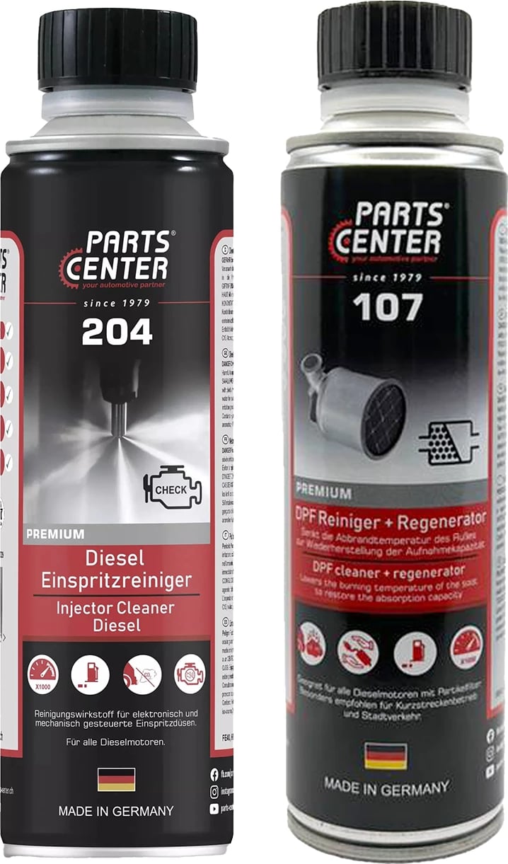 Parts Center Premium Pastrues i Injeksionit për Naftë (204) dhe Pastrues + Regjenerator DPF (107)