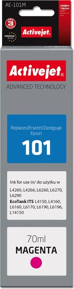 Ngjyrë zëvendesuese për printer Epson, 70 ml, e vjollcë