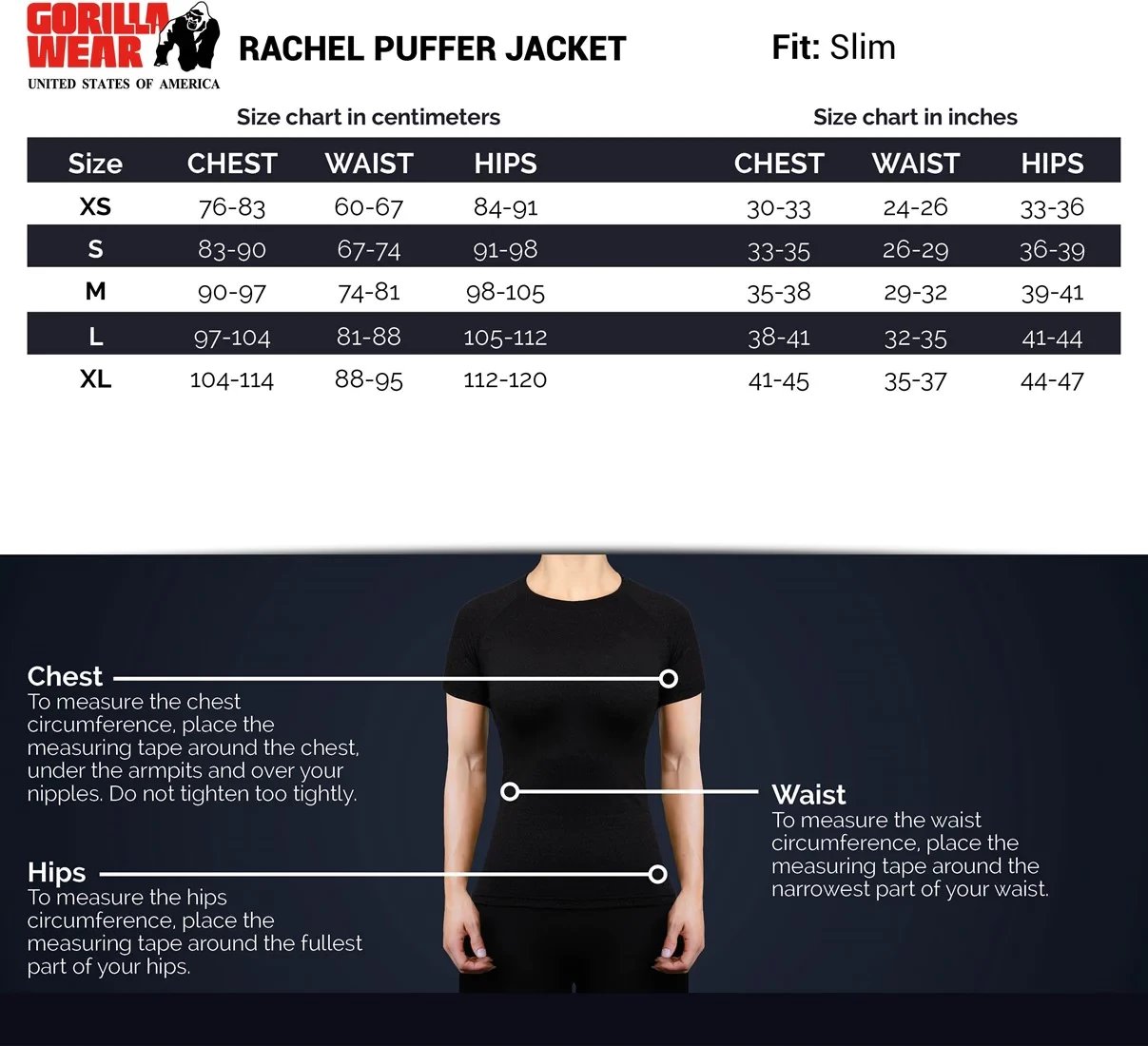 Rachel Puffer Jacket - Black