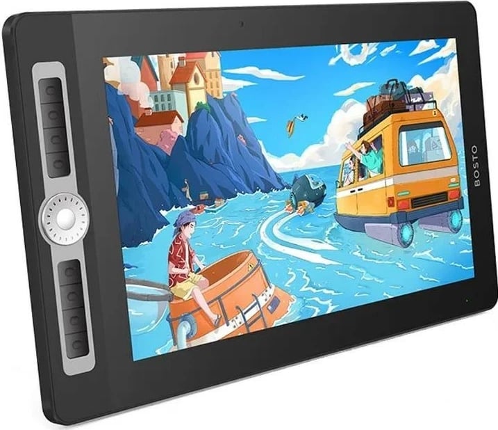 Tablet grafik Bosto All-in-one Studio 16HD PRO (X5 Pro Go), 256GB, 8GB RAM, i5, 15 inch, e zezë