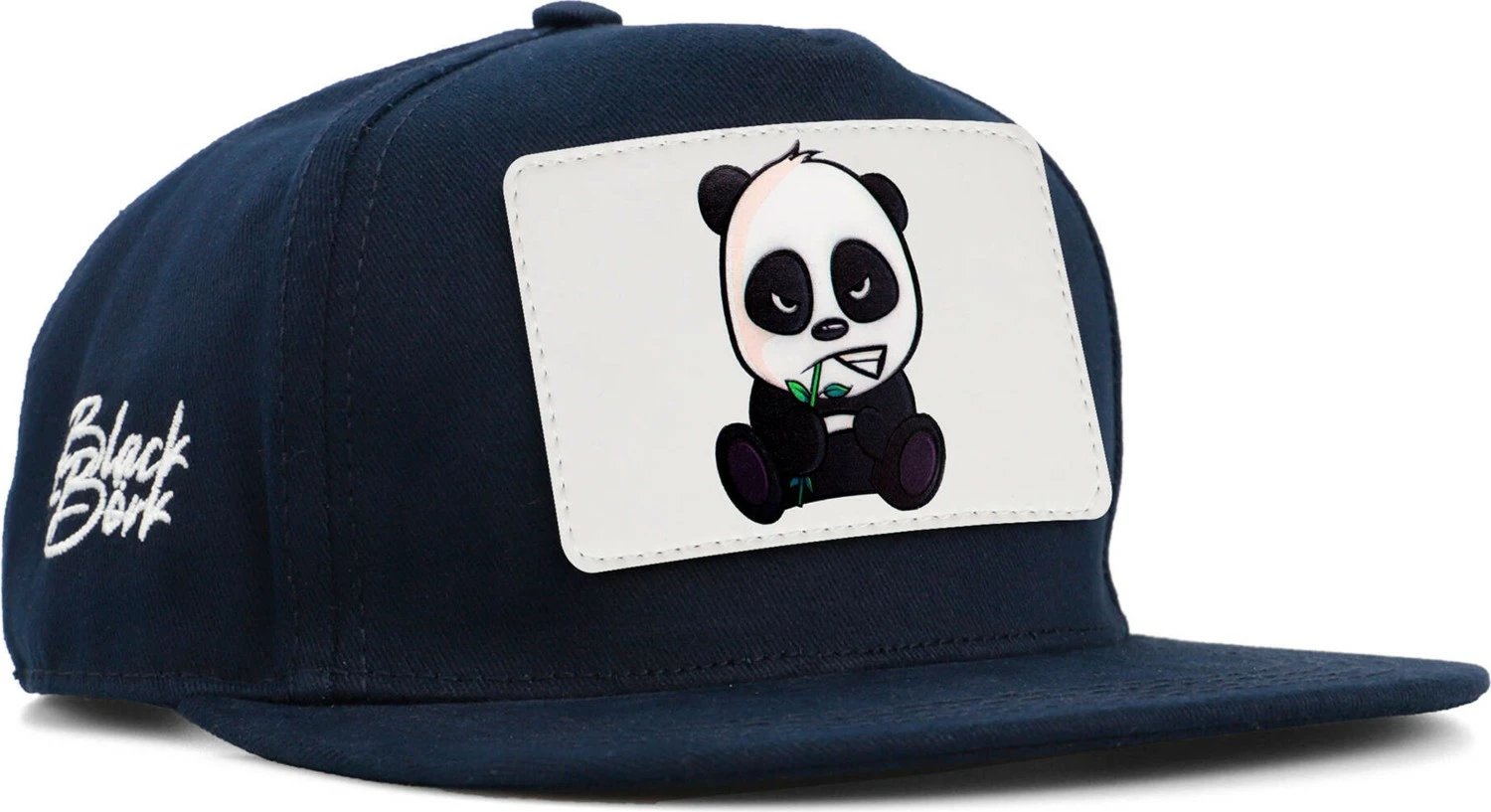 Kapelë për fëmijë Black Börk V2 Hip Hop Kids Panda, unisex, e kaltër