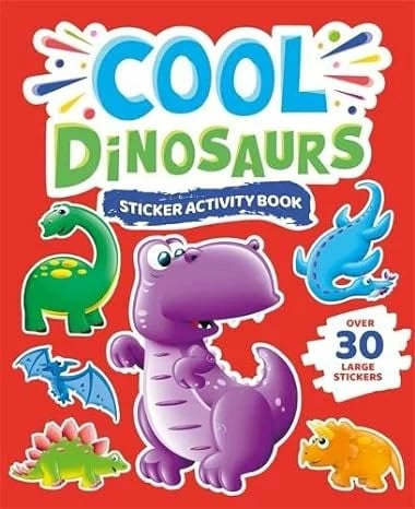 Cool dinosaurs sticker activity book