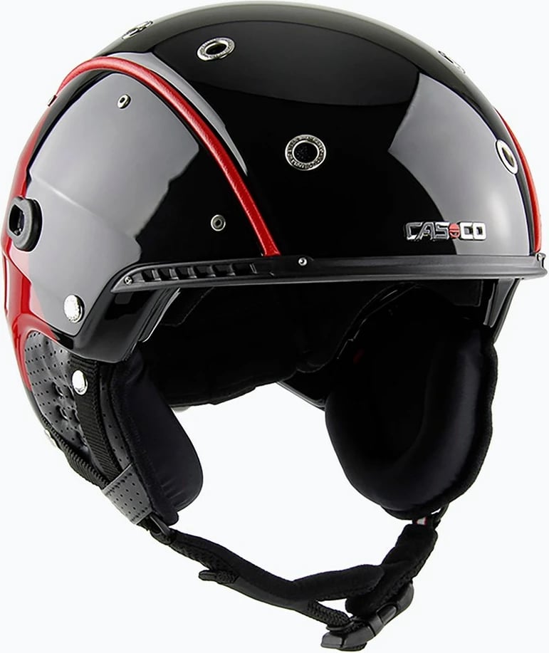 Helmetë ski CASCO SP-4.1, M, E zezë-kuqe