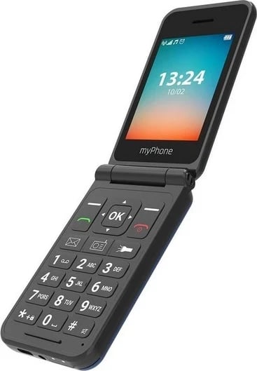 Telefon flip myPhone FLIP LTE, ngjyrë e zezë