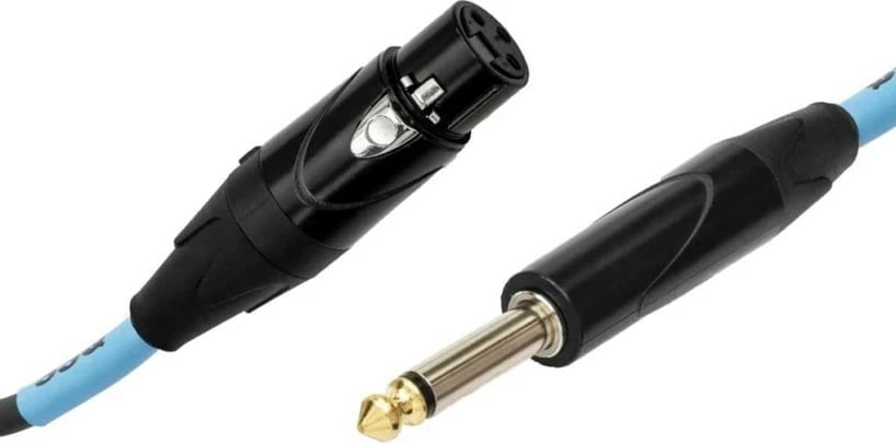 Kabel SSQ XZJM2, Jack mono - XLR femra, 2 metra, zi