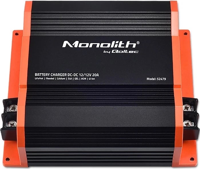 Karikuesi Qoltec 52479 Monolith për bateritë LiFePO4 AGM 12V | 20A | 250W