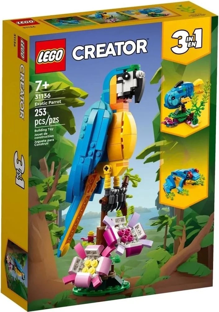 Lodër për fëmijë LEGO Creator 3w1 31136