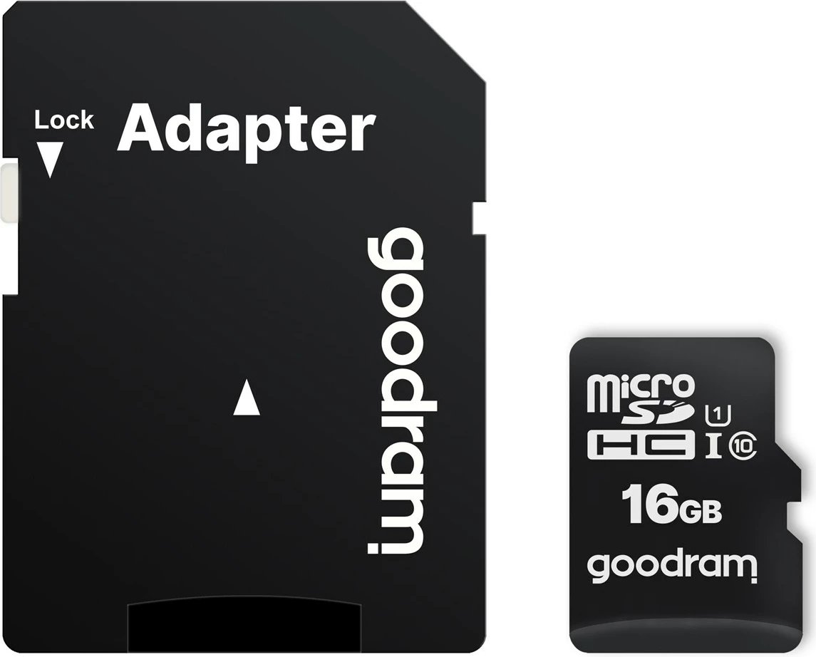 Kartë memorie Goodram M1AA-0160R12,16GB,e zezë