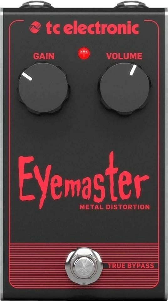 Efekt kitarë TC Electronic Eyemaster Metal Distortion, i kuq