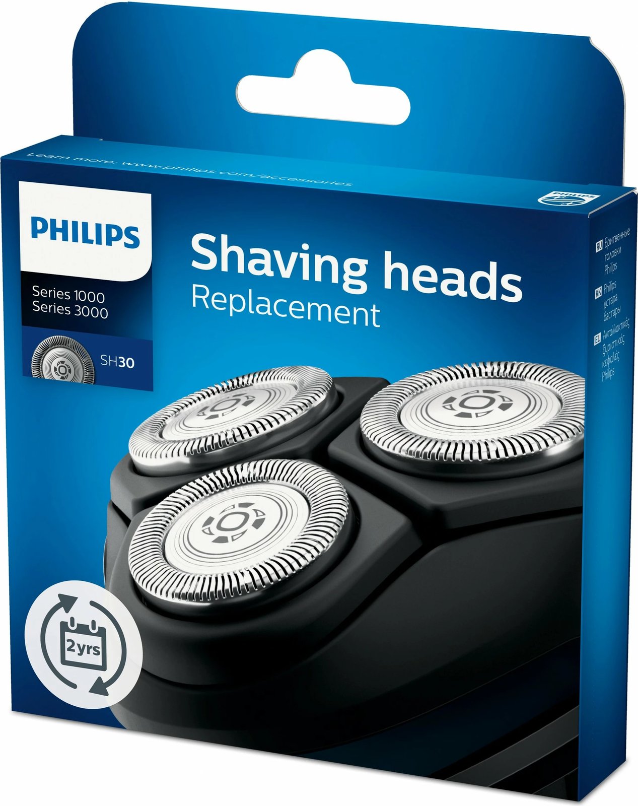 Makinë rroje Philips SHAVER Series 3000 SH30/50, 3 koka, Çelik inox