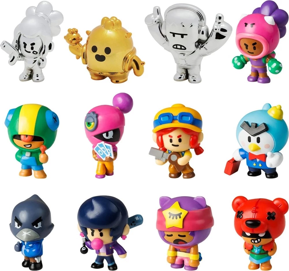 Figura Brawl Stars S1, P.M.I. Kids World, 12 Pack Deluxe Box