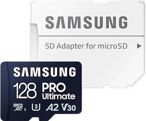 Kartë memorie microSDXC Samsung Ultimate, UHS-I U3, 128GB