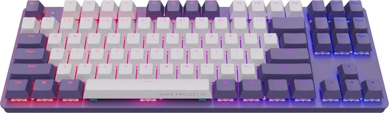 Tastierë Dark Project KD87A, RGB, 87 taste, violet