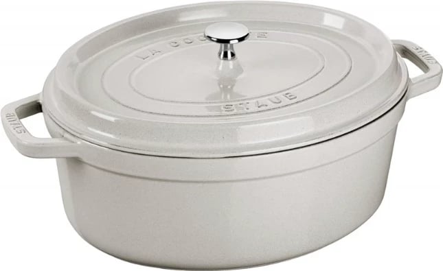 Tavë ZWILLING STAUB LA COCOTTE, 4.2 L, e bardhë