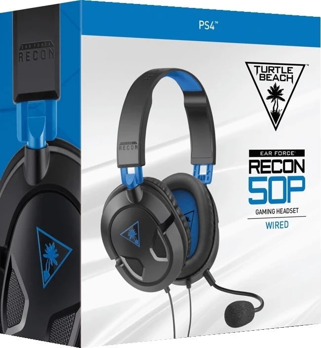 Kufje për gaming Turtle Beach Recon 50, PS3/4, të zeza