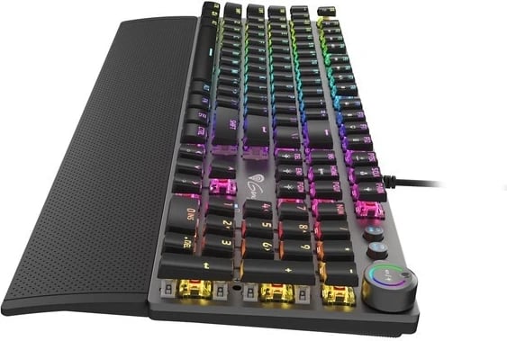 Tastierë mekanike Genesis Thor 400 RGB, Qwerty, USB 2.0, e zezë