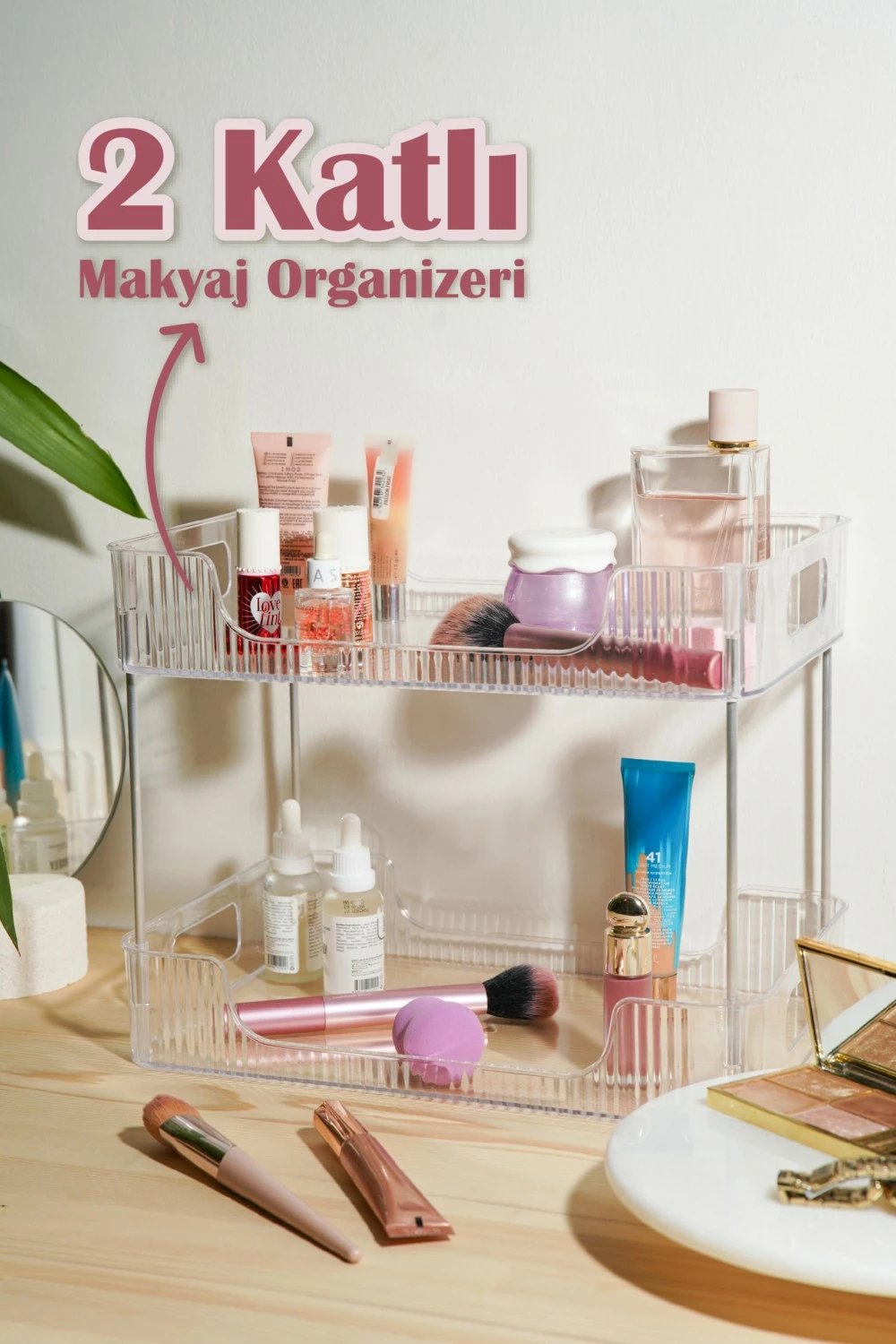 Organizues make-up Vienev, dy shtresa, transparent