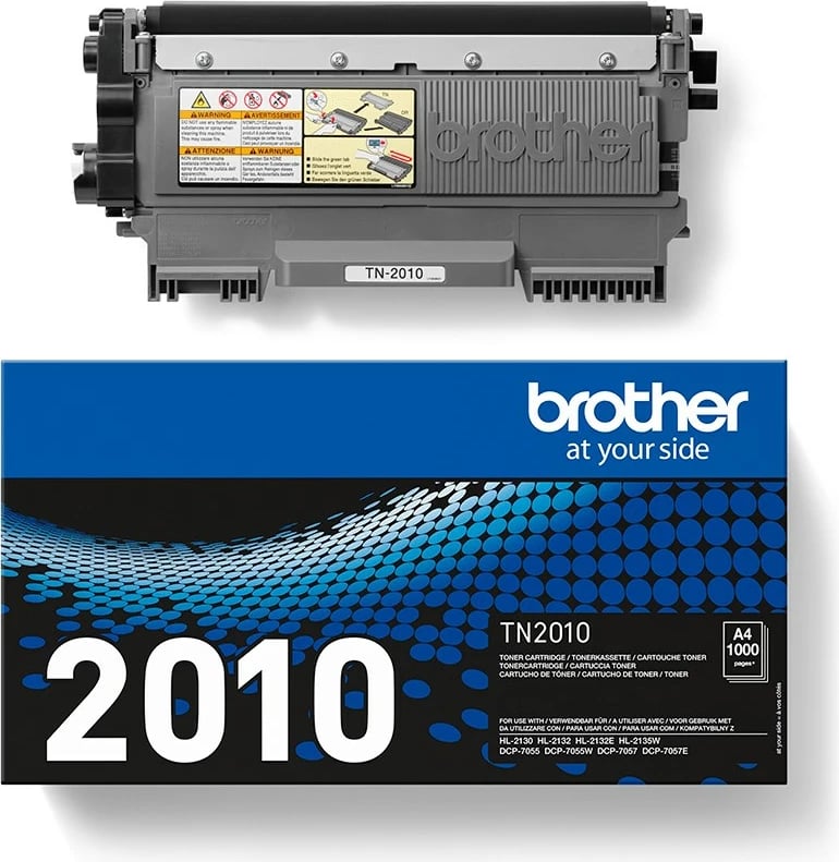 Toner për printer Brother TN-2010, i zi