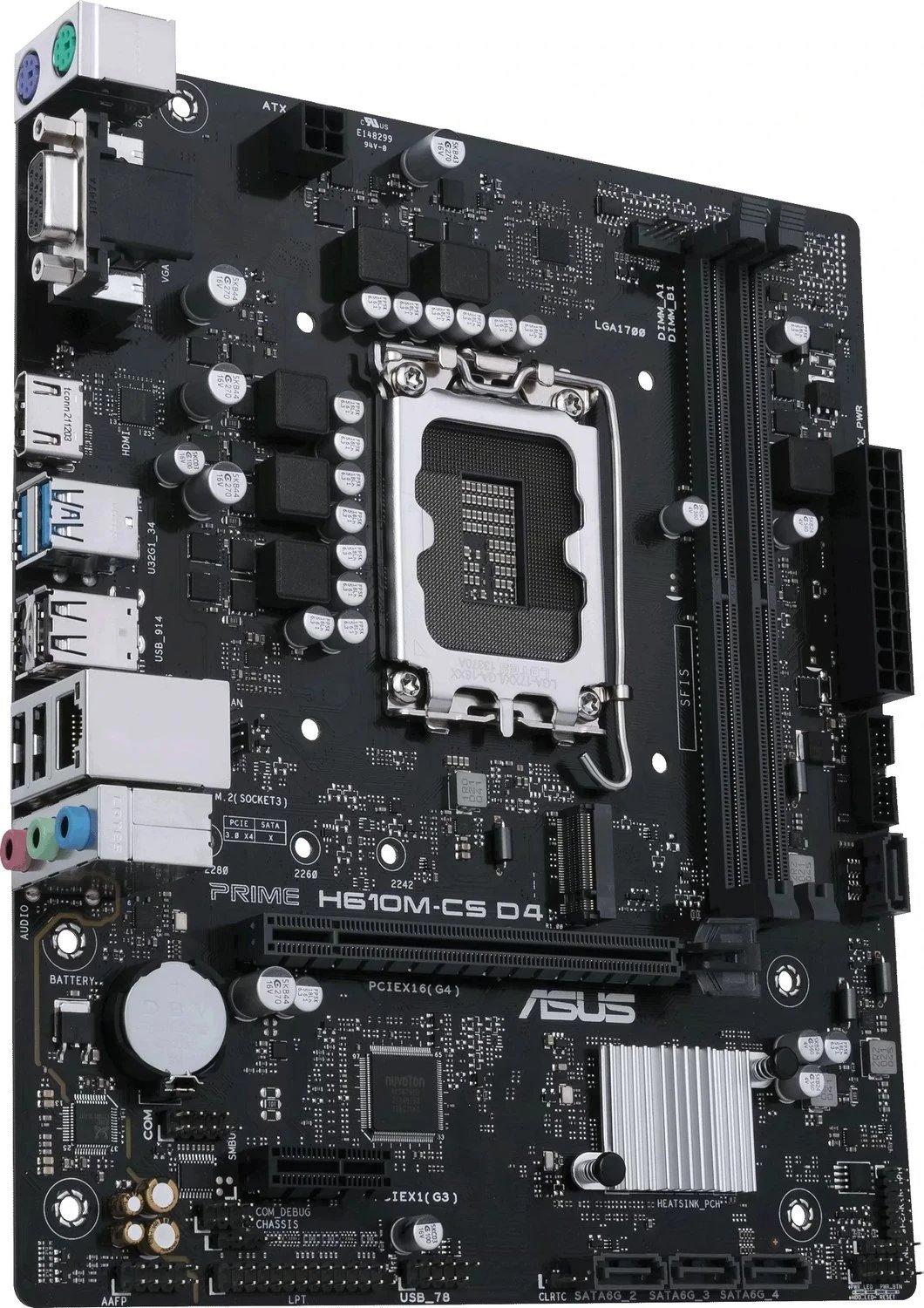 Pllakë amë ASUS Prime H610M-R D4-SI