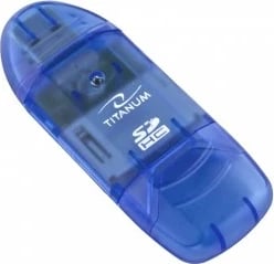 USB lexues karte Titanium TA101B, USB 2.0, e kaltër