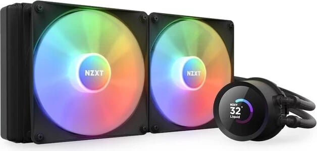 Sistemi i ftohjes për CPU NZXT Kraken 280 RGB LCD, i zi