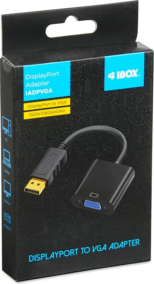 Adaptues kablli nga Display Port në VGA, iBox